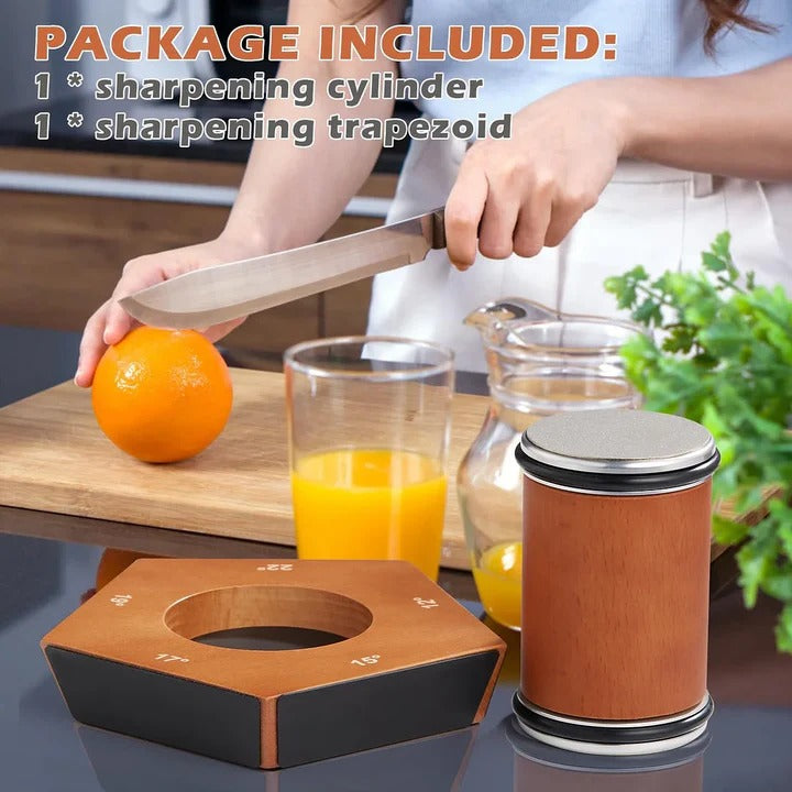 Rolling Knife Sharpener – Diamond Manual Tool for Precision Edges