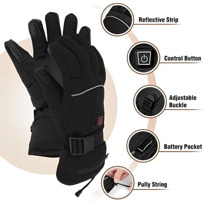 Rechargeable Heated Gloves – Adjustable Warmers for Winter