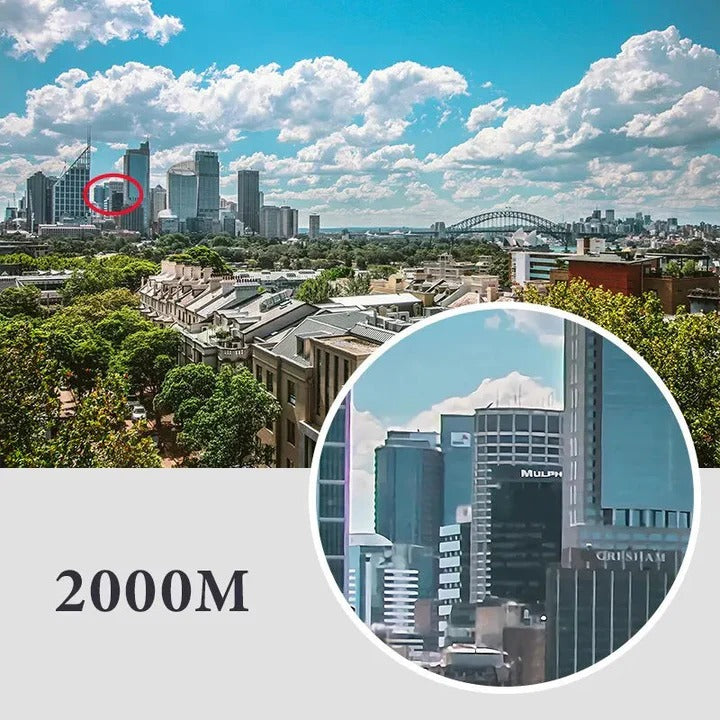 Compact 40x22 Folding Binoculars – High-Power Outdoor Zoom