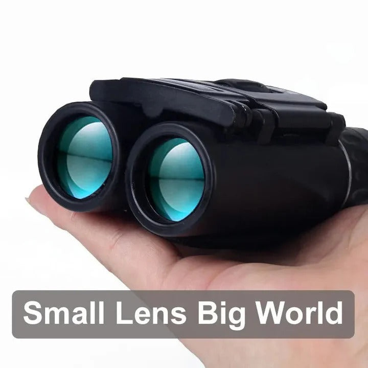 Compact 40x22 Folding Binoculars – High-Power Outdoor Zoom