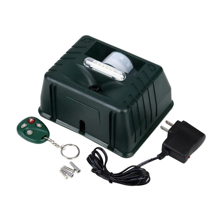 Ultrasonic Bird Deterrent – Solar-Powered Outdoor Device for Woodpeckers