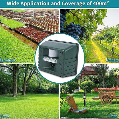 Ultrasonic Bird Deterrent – Solar-Powered Outdoor Device for Woodpeckers