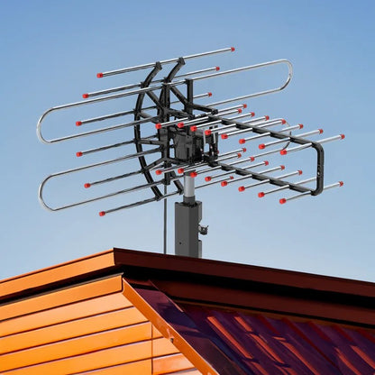 High Gain Outdoor Digital TV Antenna For 500 Mile Reception