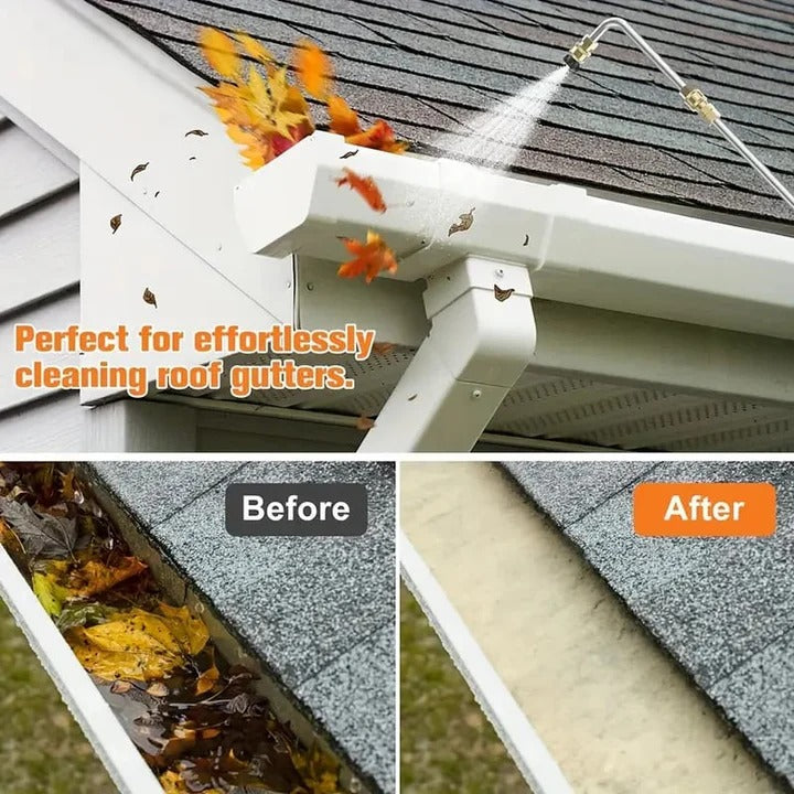 High Pressure Telescoping Wand Set For Walls and Drainage Cleaning