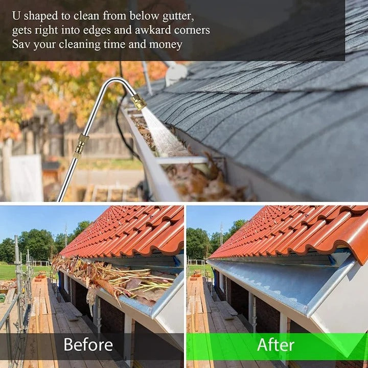 High Pressure Telescoping Wand Set For Walls and Drainage Cleaning