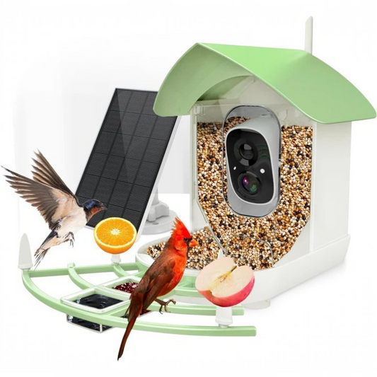 Solar Powered Smart Bird Feeder With WiFi Connectivity