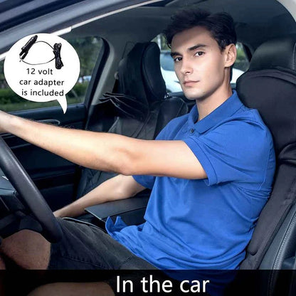 Full Back Massage Cushion With Heated Neck And Back Support