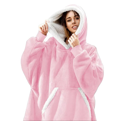 Giant Wearable Blanket Hoodie Oversized and Warm