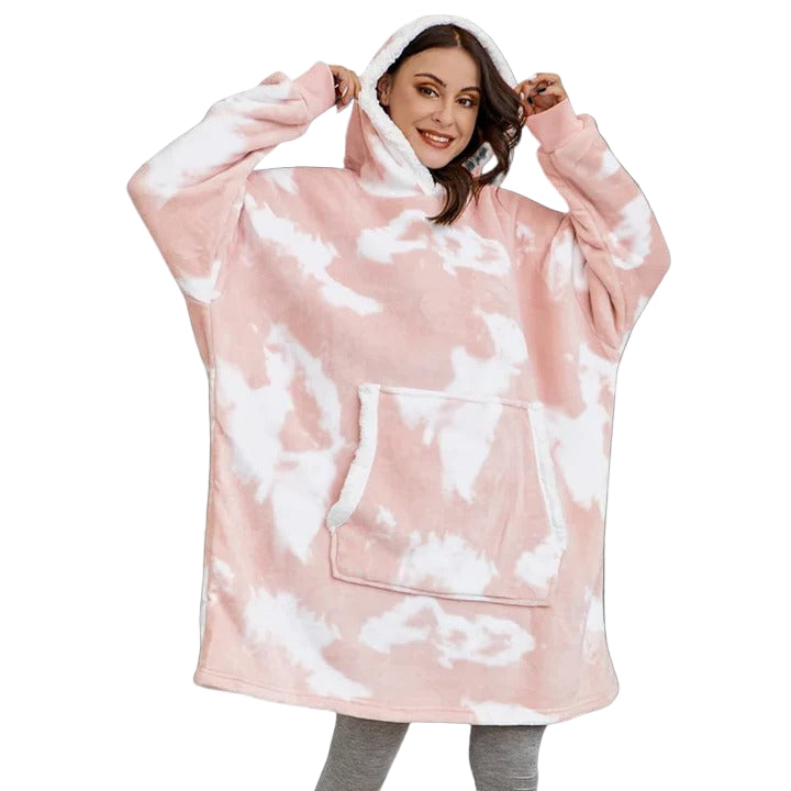 Giant Wearable Blanket Hoodie Oversized and Warm
