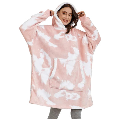 Giant Wearable Blanket Hoodie Oversized and Warm