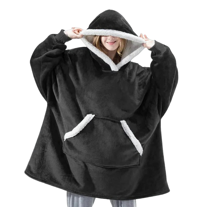 Giant Wearable Blanket Hoodie Oversized and Warm