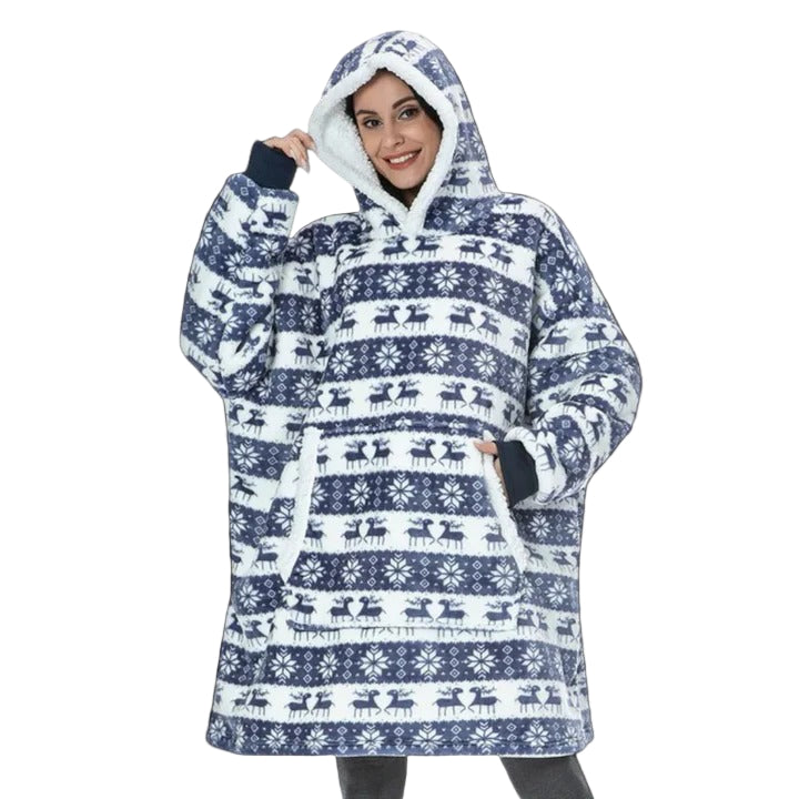 Giant Wearable Blanket Hoodie Oversized and Warm