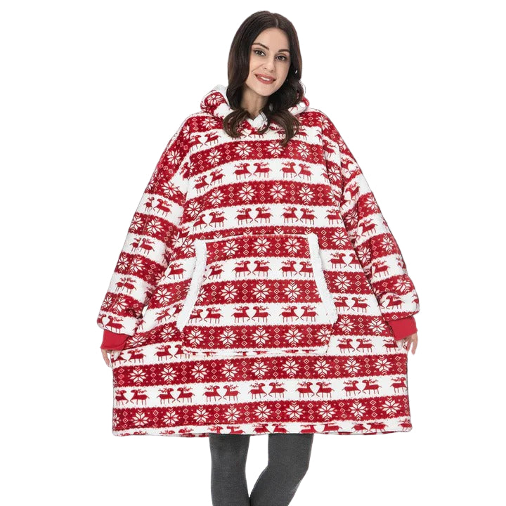 Giant Wearable Blanket Hoodie Oversized and Warm