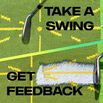Impact Tracing Golf Training Mat for Improving Swing Mechanics