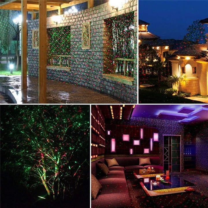 Motion Activated Outdoor Laser Light Projector for Parties