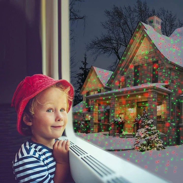 Motion Activated Outdoor Laser Light Projector for Parties