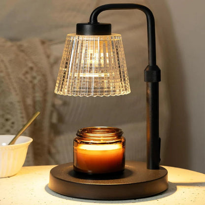 Candle Warmer Lamp, Adjustable Brightness with Timer & Dimmer