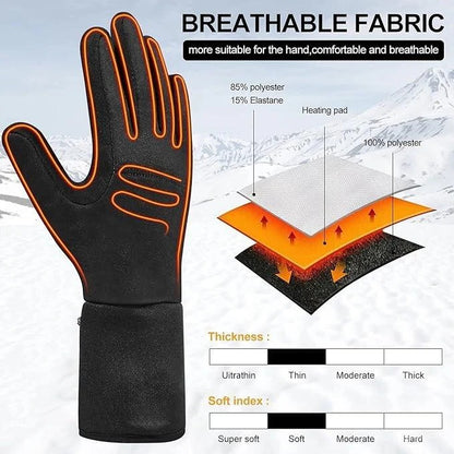 Ultra Thin Heated Glove Liners for Extra Hand Warmth