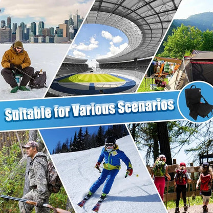 Heated Seat Cushion Pad with 3 Level Controller and Foldable Design