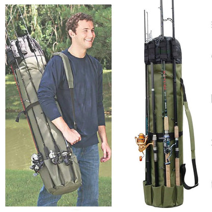 Waterproof Portable Fishing Rod and Reel Tackle Bag