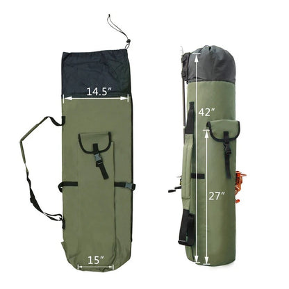 Waterproof Portable Fishing Rod and Reel Tackle Bag