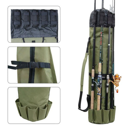 Waterproof Portable Fishing Rod and Reel Tackle Bag