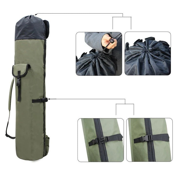 Waterproof Portable Fishing Rod and Reel Tackle Bag