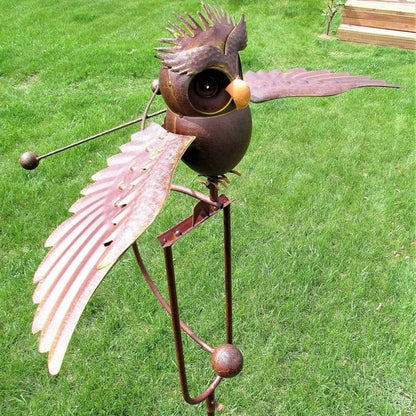 Outdoor Garden Bird Sculpture Patio Decor Accent