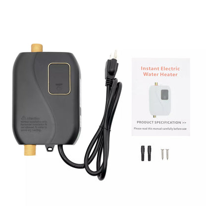 Electric Instant Water Heater with Digital Display and Wall Mount
