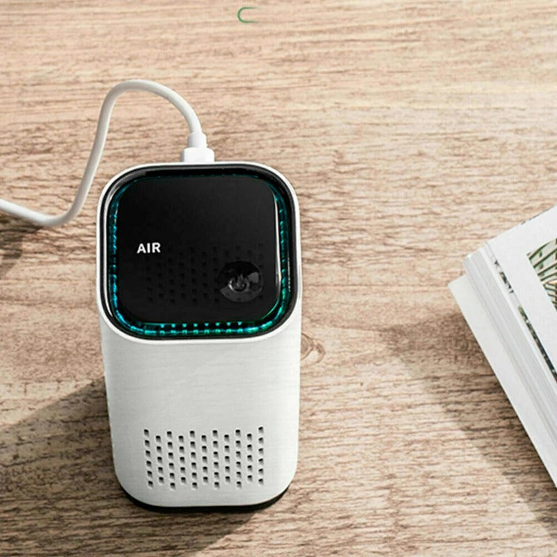 Portable Air Purifier with Circular Intake and Odor Neutralizer for Pets