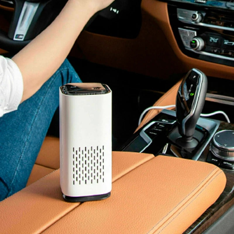 Portable Air Purifier with Circular Intake and Odor Neutralizer for Pets