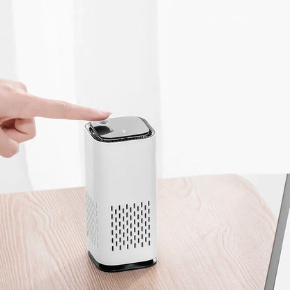Portable Air Purifier with Circular Intake and Odor Neutralizer for Pets