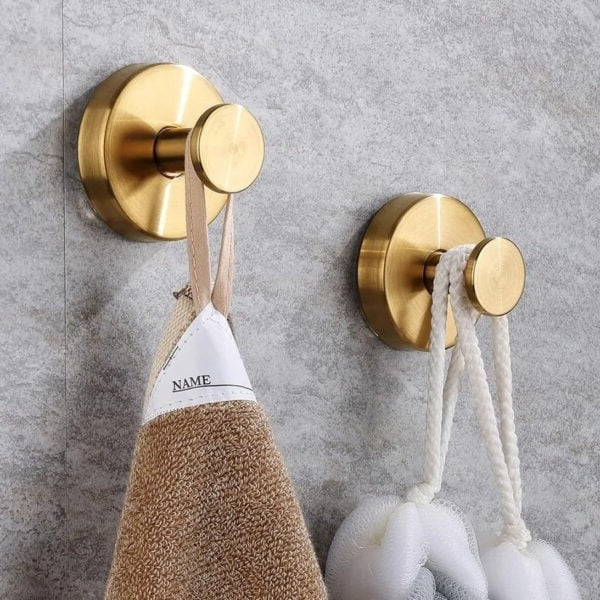 Suction Cup Hooks with Twist Lock Seal and 10 lb Capacity for Bathrooms