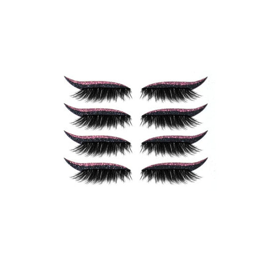 3-in-1 Reusable Adhesive Eyeliner Strip with Peel-and-Stick Lash Application