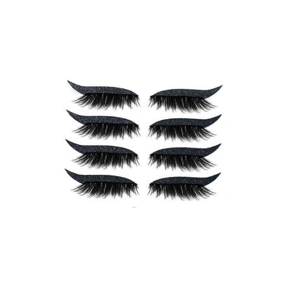 3-in-1 Reusable Adhesive Eyeliner Strip with Peel-and-Stick Lash Application