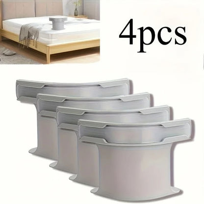 4 Piece Mattress Corner Strap Set with High Tension Sheet Holders for Secure Bed Linen Fit