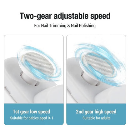 Automatic Electric Nail Trimmer with Built-In Grinding and Polishing Function