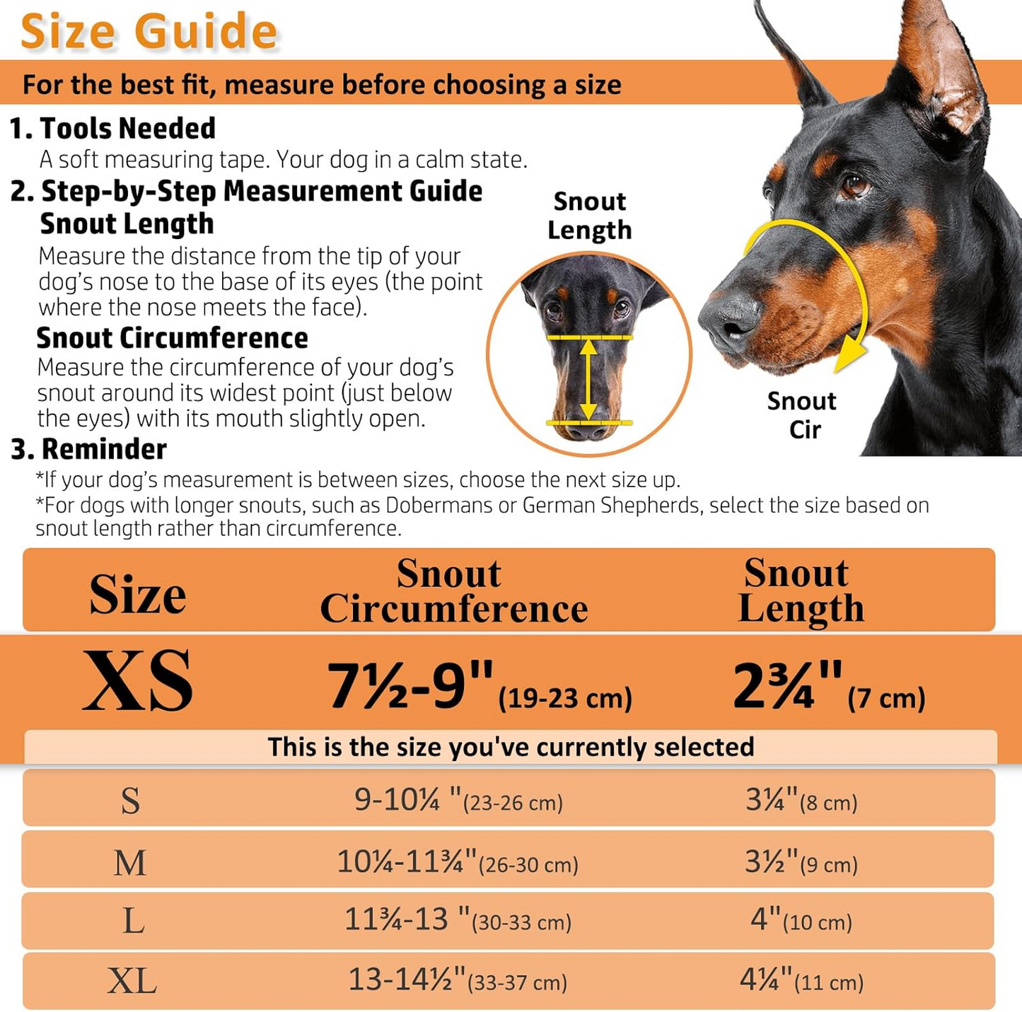 Dog Muzzle, Basket Muzzle for Biting, Chewing and Scavenging, Humane Cage Mouth Cover, Perfect for Grooming and Training Medium Aggressive Reactive Dogs (M, Black) allveramart