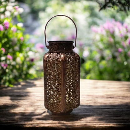 Solar Retro LED Hanging Lantern