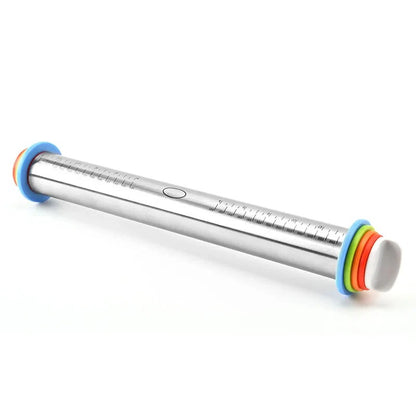 Adjustable Rolling Pin with Rings