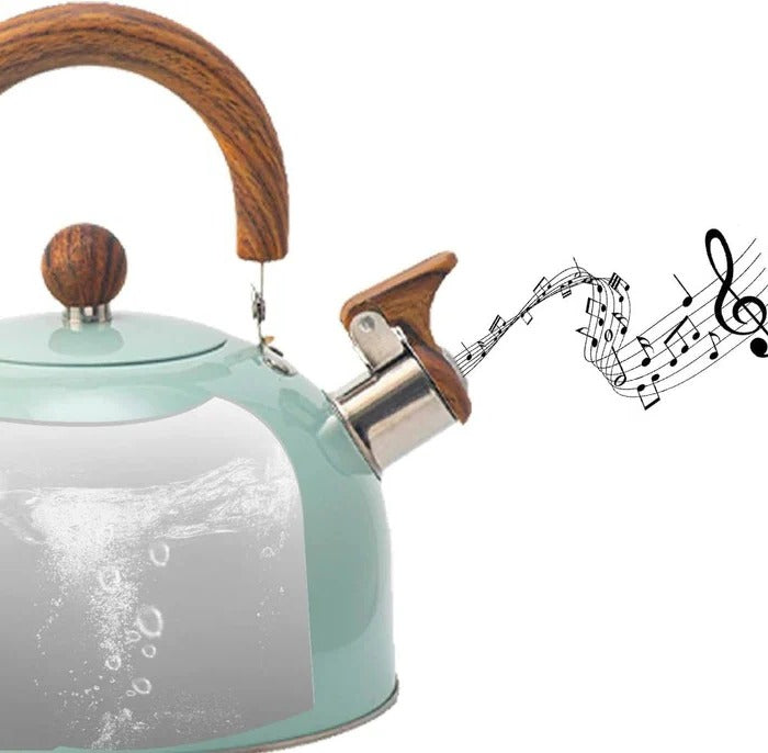 Whistling Kettle for Hot Drink Preparation