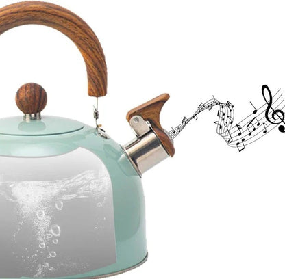 Whistling Kettle for Hot Drink Preparation