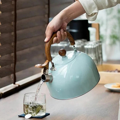 Whistling Kettle for Hot Drink Preparation