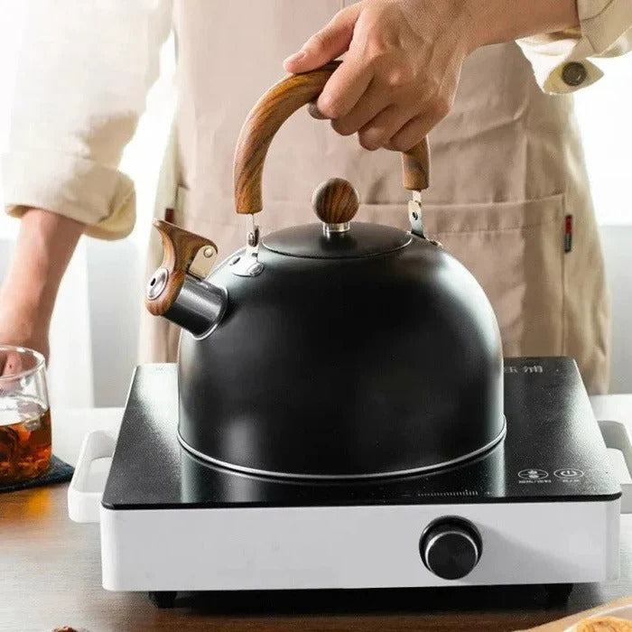 Whistling Kettle for Hot Drink Preparation