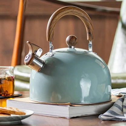 Whistling Kettle for Hot Drink Preparation