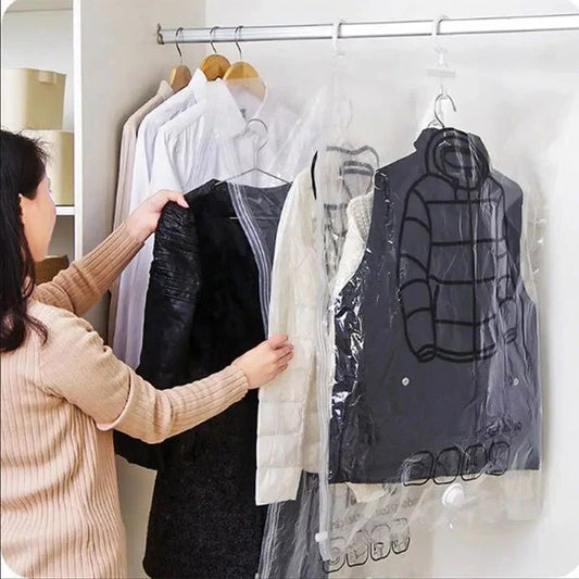 Hanging Vacuum Storage Bags (4 Pcs)
