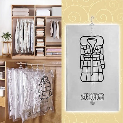 Hanging Vacuum Storage Bags (4 Pcs)