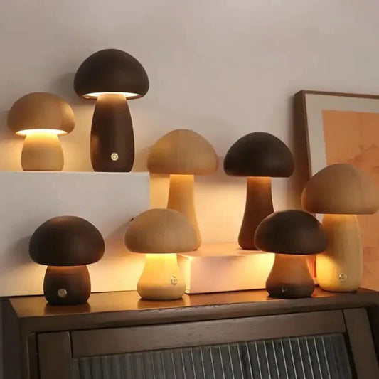 Mushroom Night Light Bedside Lamp