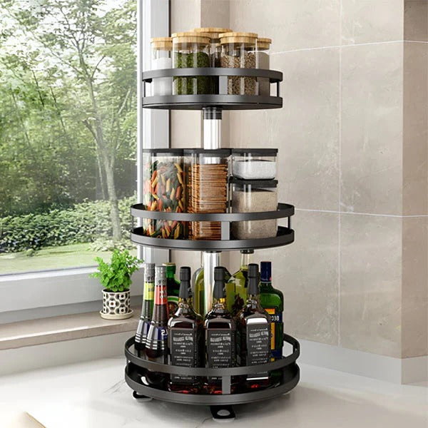 3 Tier Swivel Metal Organizer