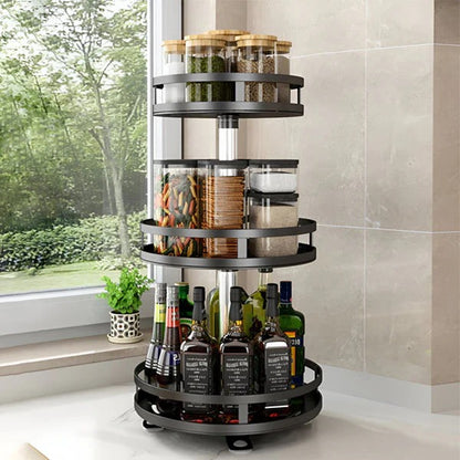 3 Tier Swivel Metal Organizer